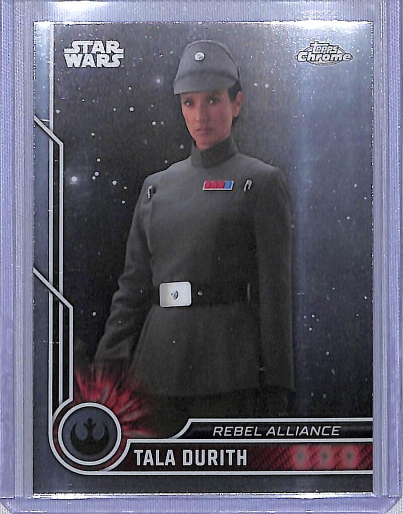 2023 Topps Chrome Star Wars #14 Indira Varma as Tala Durith NM-MT NonSport Card Image 1
