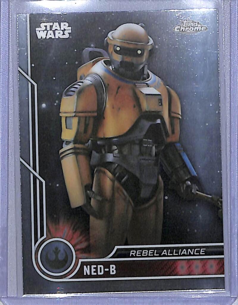 2023 Topps Chrome Star Wars #18 Dustin Ceithamer as NED-B NM-MT NonSport Card Image 1