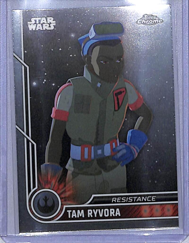 2023 Topps Chrome Star Wars #38 Suzie McGrath as Tam Ryvora NM-MT NonSport Card Image 1