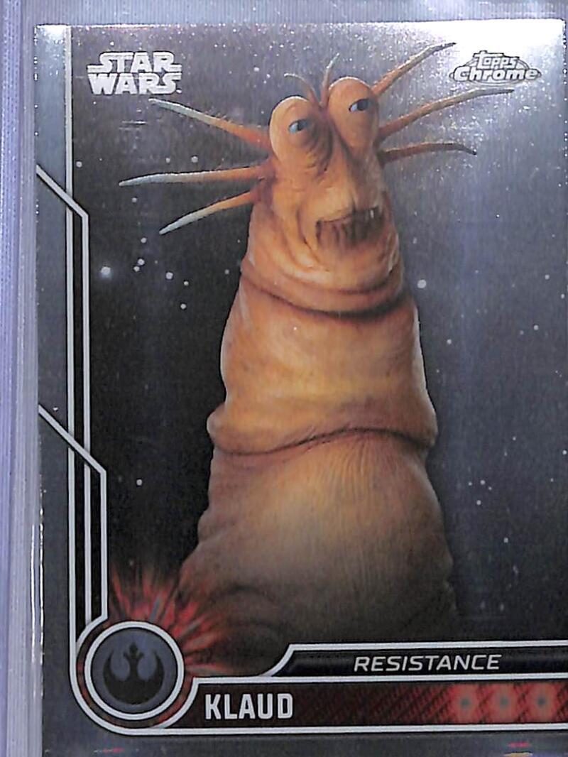 2023 Topps Chrome Star Wars #75 Nick Kellington as Klaud NM-MT NonSport Card Image 1