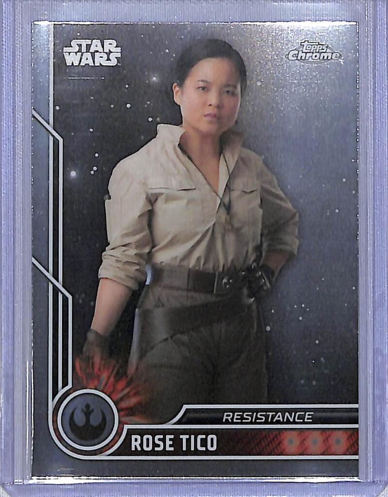 2023 Topps Chrome Star Wars #76 Kelly Marie Tran as Rose Tico NM-MT NonSport Card Image 1