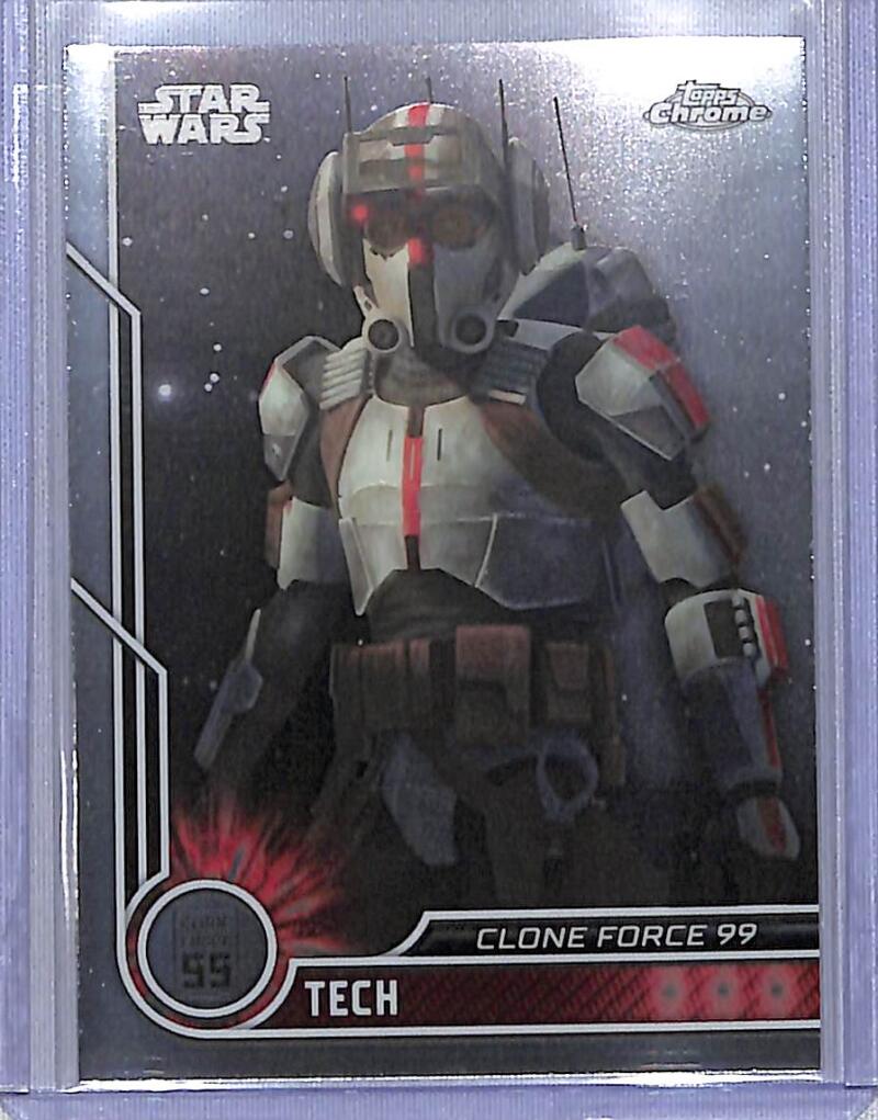 2023 Topps Chrome Star Wars #83 Dee Bradley Baker as Tech NM-MT NonSport Card Image 1
