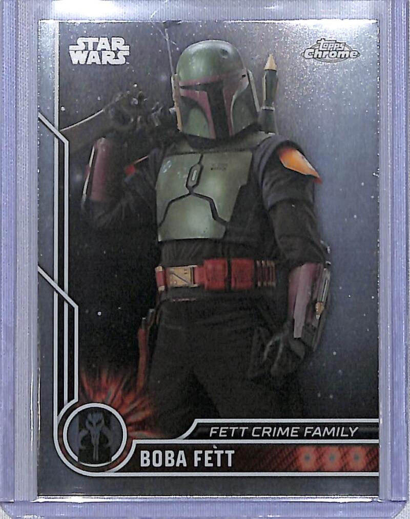 2023 Topps Chrome Star Wars #89 Temuera Morrison as Boba Fett NM-MT NonSport Card Image 1