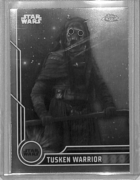 2023 Topps Chrome Star Wars #95 Joanna Bennet as Tusken Warrior NM-MT NonSport Card Image 1