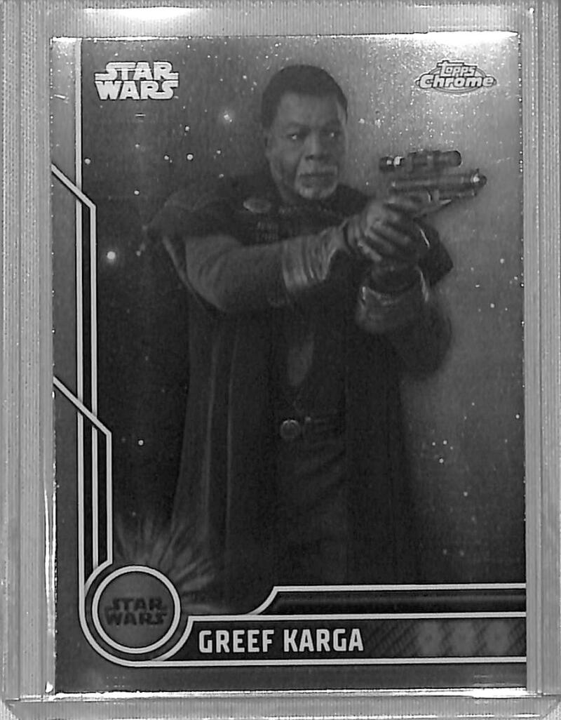 2023 Topps Chrome Star Wars #99 Carl Weathers as Greef Karga NM-MT NonSport Card Image 1