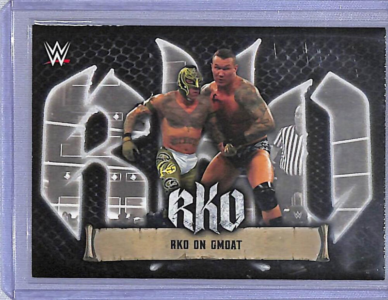 2021 Topps WWE RKO #RKO-7 RKO On Gmoat NM-MT  Image 1