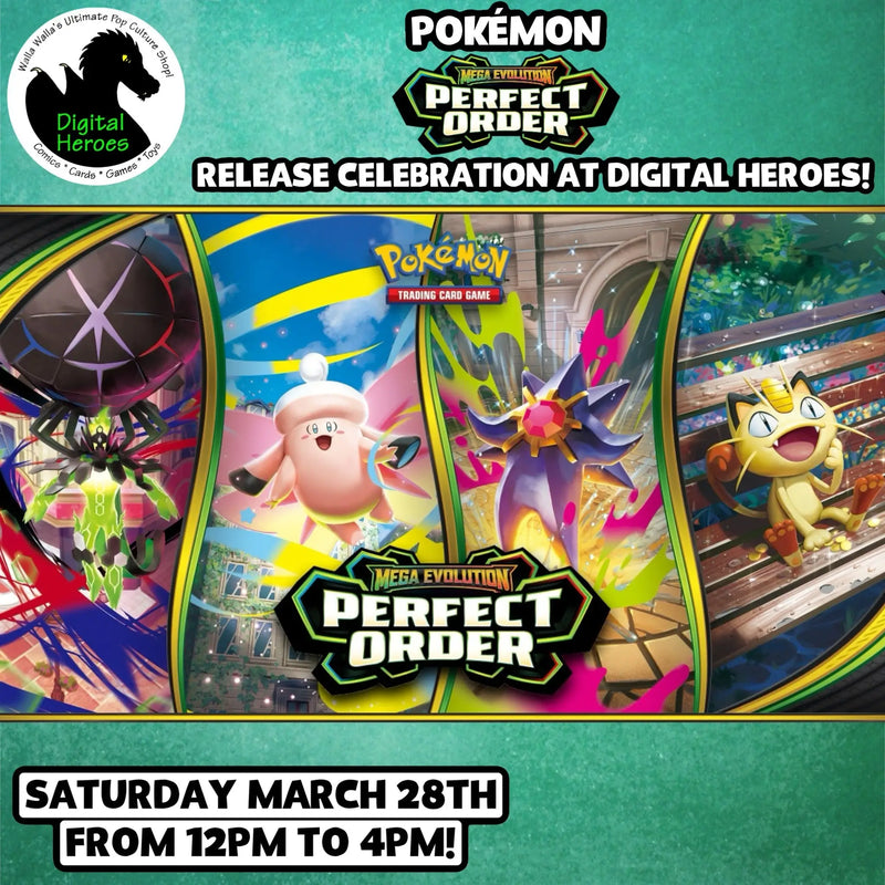 03/28/2026 12:00 PM Pokemon Mega Evolution Perfect Order Release Celebration - Event Ticket