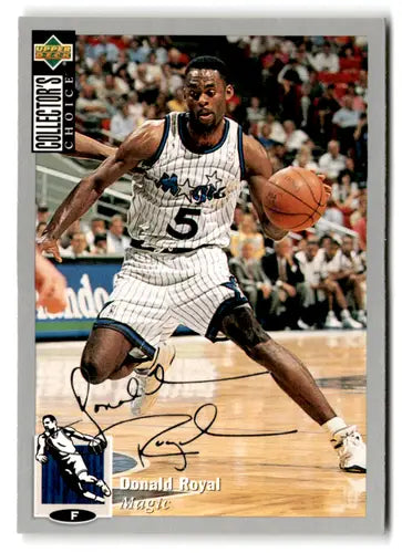 1994-95 Collector’s Choice Silver Signature #5 Donald Royal NM-MT Magic ID:81286 - Basketball Card Single