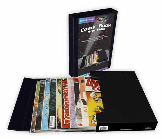 BCW Comic Book Stor-Folio Black - Holds 15 to 20 Comics