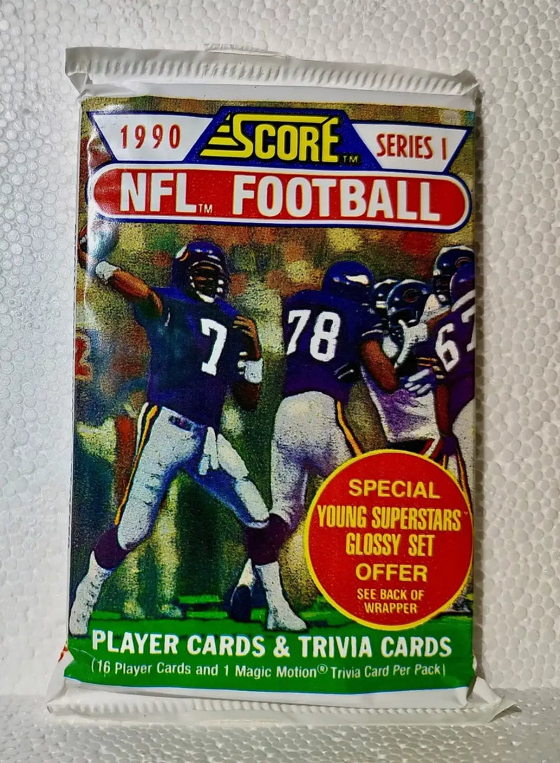 10 NFL NBA MLB Sealed Sports Card Packs - Fleer / ProCard / Pro Prospect / Score - Sealed: Baseball Card Box