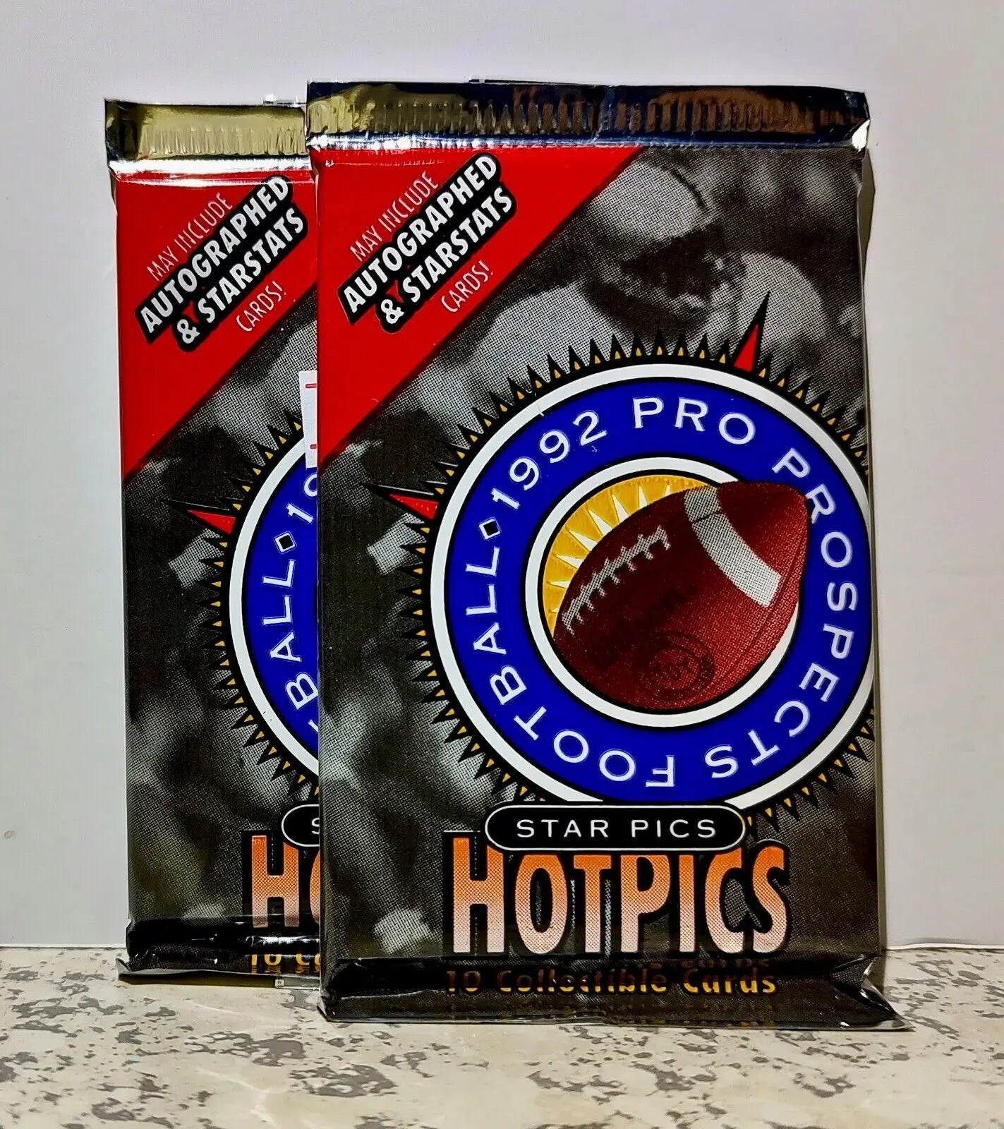 10 NFL NBA MLB Sealed Sports Card Packs - Fleer / ProCard / Pro Prospect / Score - Sealed: Baseball Card Box
