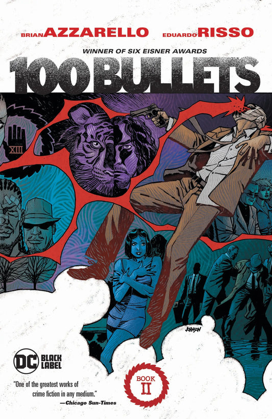 Cover of 100 Bullets comic book displayed on 100 Bullets Book Two 2025 Edition