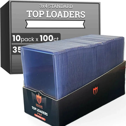 1000ct Case Ultra Max Pro Premium Trading Card Rigid Toploaders Holders - Sports Card Hobby Boxes