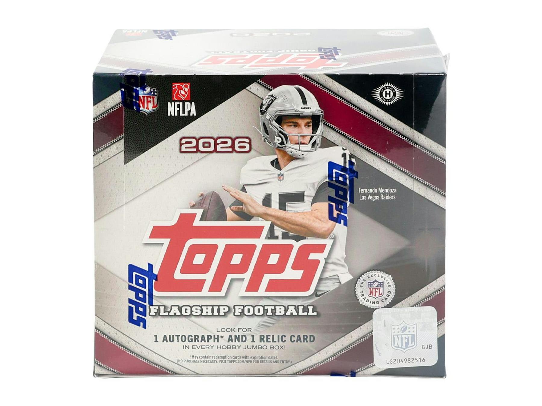 2026 Topps Football Hobby Jumbo Box
2026 Topps Football Jumbo exclusive Sandglitter parallels
2026 Topps Football rookie trading cards
2026 Topps Football Hobby Jumbo autograph and relic cards