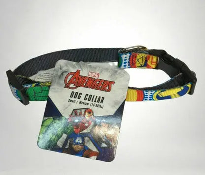 15 - 35 lbs Small/ Medium Avengers Dog Collar