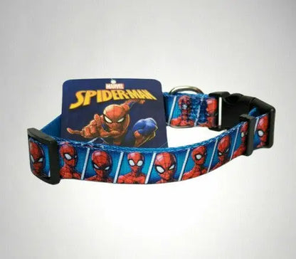 15 - 35 lbs Small Medium Spiderman Dog Collars