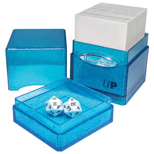 Ultra PRO: Satin Tower - Glitter Blue