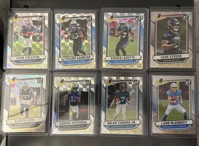 18 Card Donruss 2024 The Rookies Lot Milton lll Nabers Shipley Thomas Jr..++