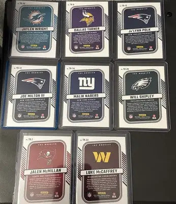 18 Card Donruss 2024 The Rookies Lot Milton lll Nabers Shipley Thomas Jr..++