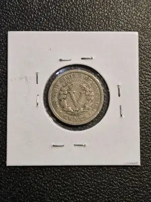 1911 Liberty Head V Nickel - 5 Cents - Clear Date - Barber Design
