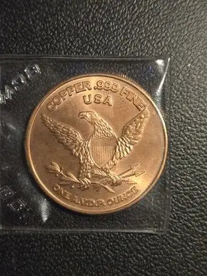 1912 Titanic Commemorative Medal - Copper.999 Fine - USA - Coins & Currency