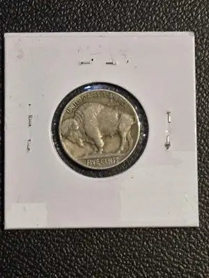 1936 Buffalo Nickel - Indian Head 5 Cent Coin - Full Date - Philadelphia Mint