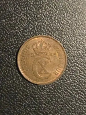 1942 Iceland 5 Kronur Bronze Coin - Very Good Condition Rare Collectible