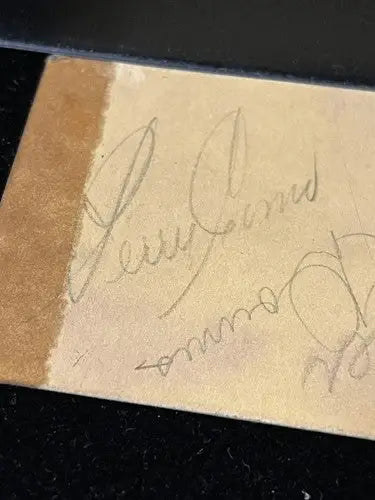 1942 Perry Como Elmo Tanner Ted Weems Signed Kentuckiana Food Show Ticket JSA