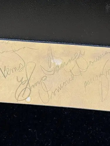 1942 Perry Como Elmo Tanner Ted Weems Signed Kentuckiana Food Show Ticket JSA