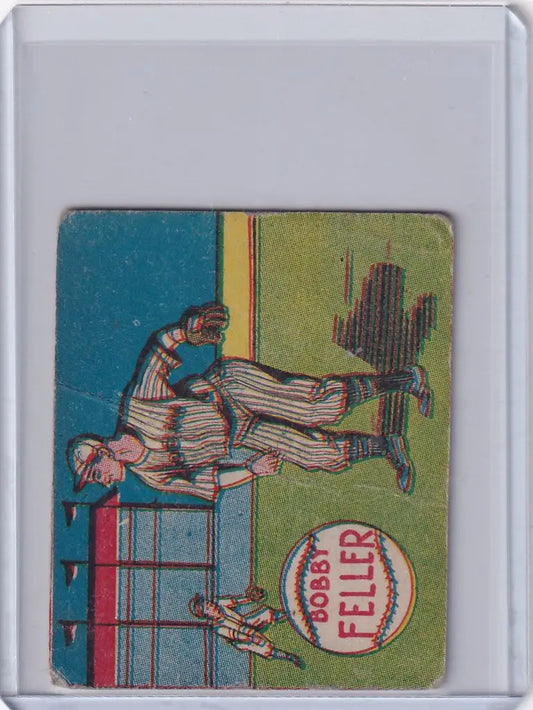 1943 R302-01 M.P. & Co Bob Feller Cleveland Indians - Baseball Card Single