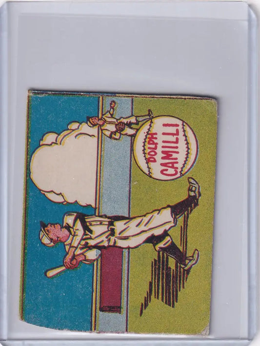 1943 R302-01 M.P. & Co Dolph Camilli Brooklyn Dodgers - Baseball Card Single