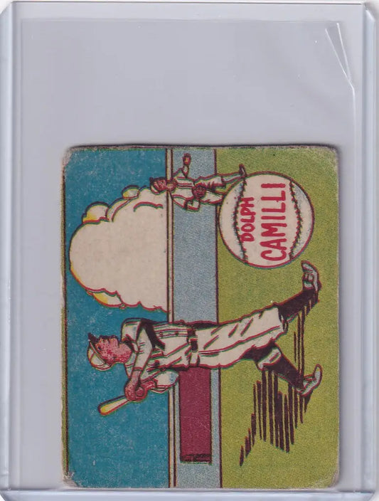 1943 R302-01 M.P. & Co Dolph Camilli Brooklyn Dodgers - Baseball Card Single