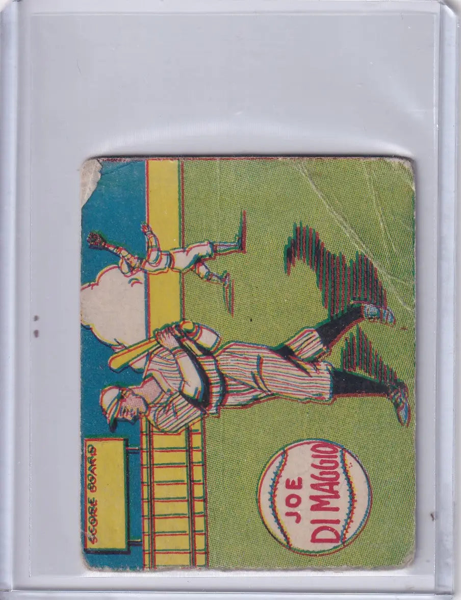 1943 R302-01 M.P. & Co Joe Dimaggio - New York Yankees - Baseball Card Single