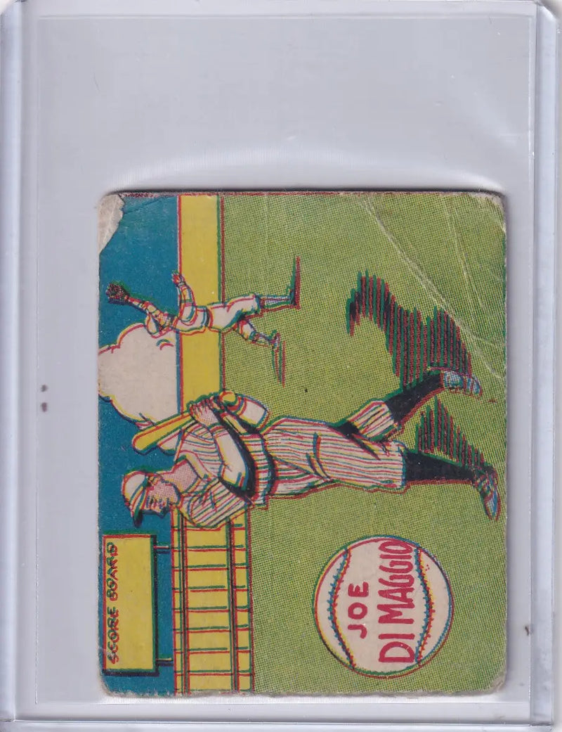 1943 R302-01 M.P. & Co Joe Dimaggio - New York Yankees - Baseball Card Single