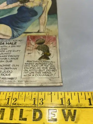 Vintage comic panel showcasing FEG Murray art featuring Laurel Hardy and Errol Flynn