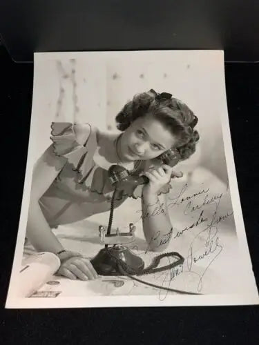 Autographed vintage photograph of Jane Powell from Holiday In Mexico, ideal for collectors