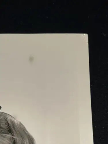 White surface with dark spot in 1946 Jane Powell signed Holiday In Mexico photo