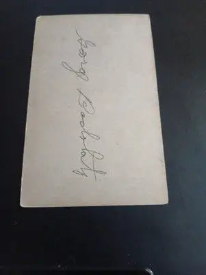1947-66 Exhibits - W461 Fred ’Dixie’ Walker (RC). writing on blank back. VG