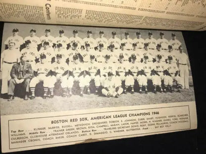 Vintage baseball team photograph featuring Major Leagues Baseball Stan Musial