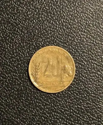 1948 Argentina 20 Centavos - Libertad Head - Republica Argentina Coin