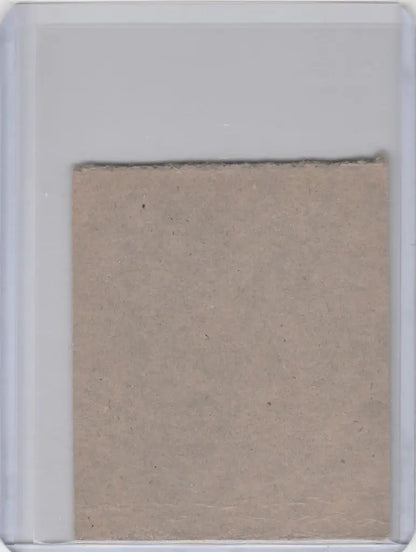 Tan rectangular paper with rough top edge in clear sleeve for 1948 R346 Blue Tint Luke Appling Chicago White Sox