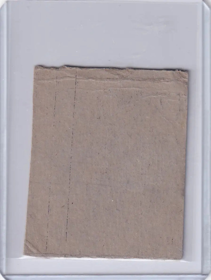 Worn beige cardboard sleeve of 1948 R346 Blue Tint Luke Appling Chicago White Sox card