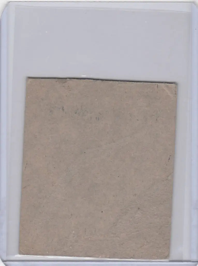 Blank tan paper for R346 Blue Tint featuring Warren Rosar Philadelphia Athletics design