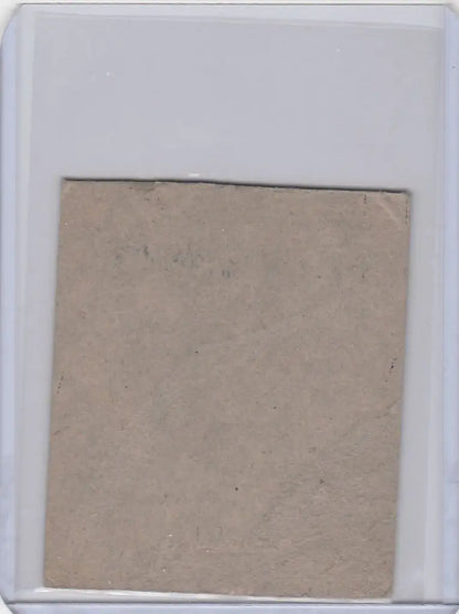 Blank tan paper for R346 Blue Tint featuring Warren Rosar Philadelphia Athletics design