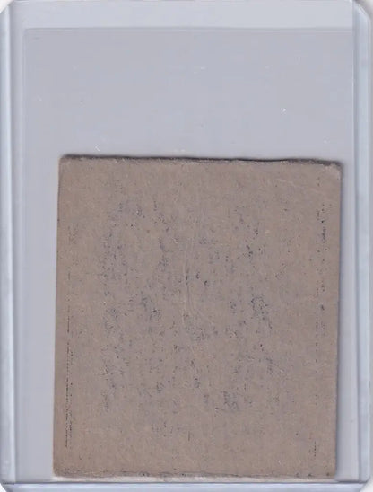 Beige square ceramic tile in protective case for R346 Blue Tint Warren Spahn Boston Braves