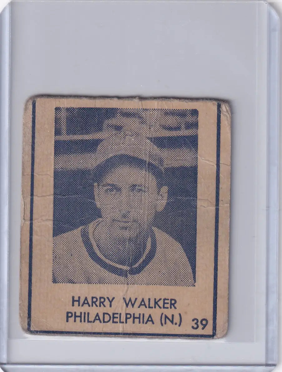 1948 R346 Blue Tint #39 Harry Walker - Philadelphia Phillies - Baseball Card Single