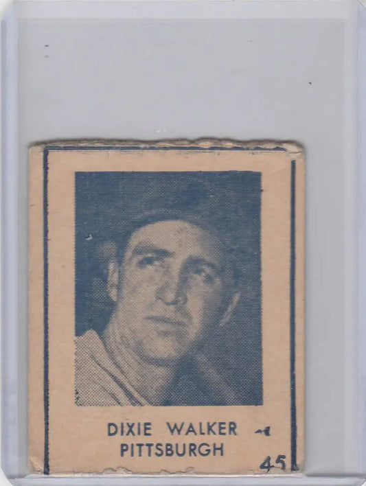 1948 R346 Blue Tint #45 Dixie Walker Pittsburgh Pirates - Baseball Card Single