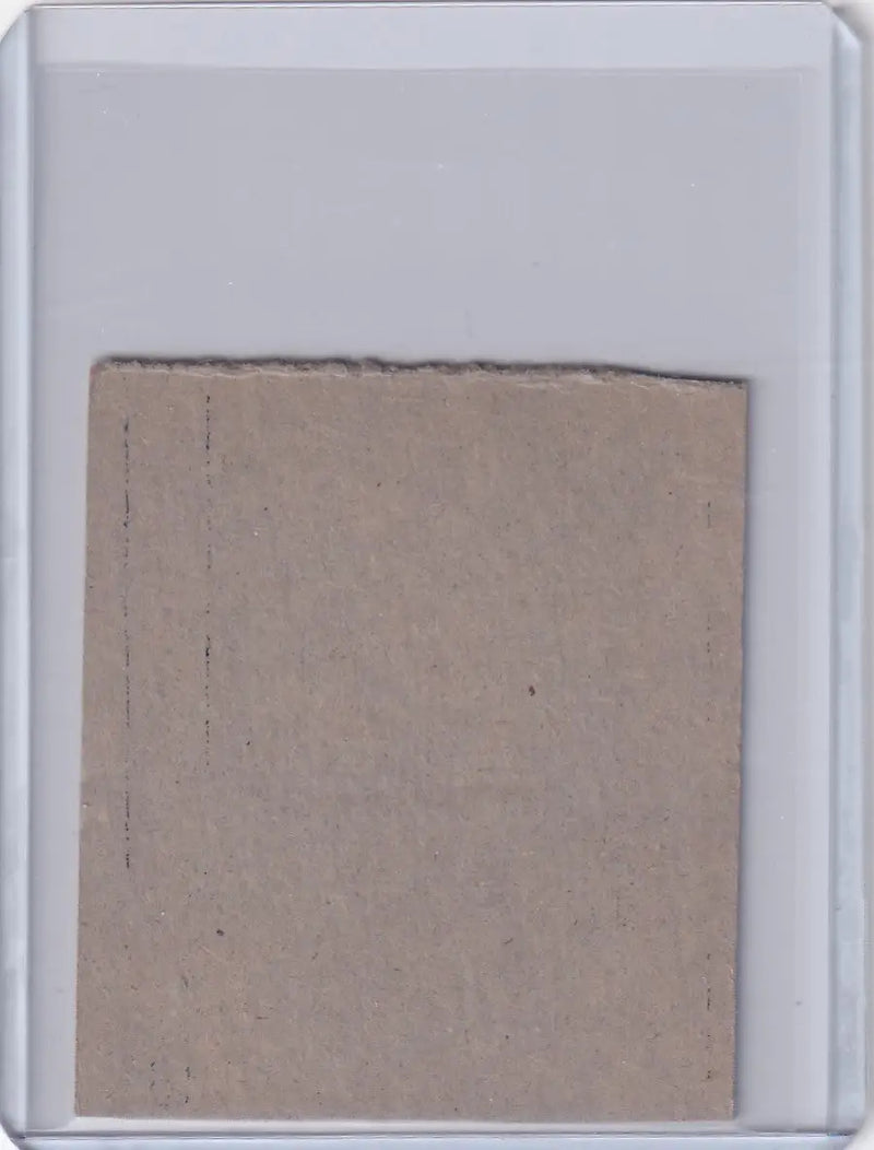 Blank beige card in clear sleeve for 1948 R346 Blue Tint #45 Dixie Walker collectible