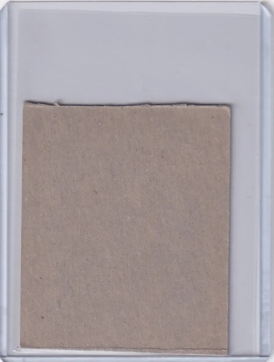 Cardboard backing in protective case for 1948 R346 Blue Tint #47 Clint Hartung New York Giants