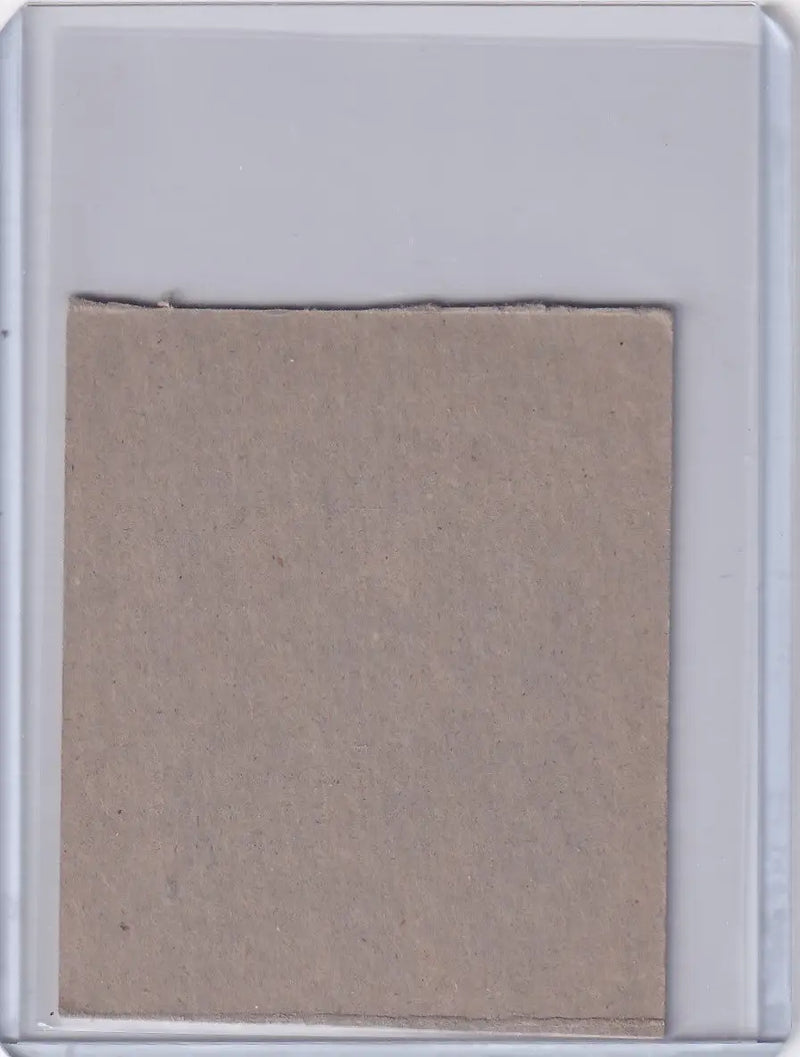Cardboard backing in protective case for 1948 R346 Blue Tint #47 Clint Hartung New York Giants
